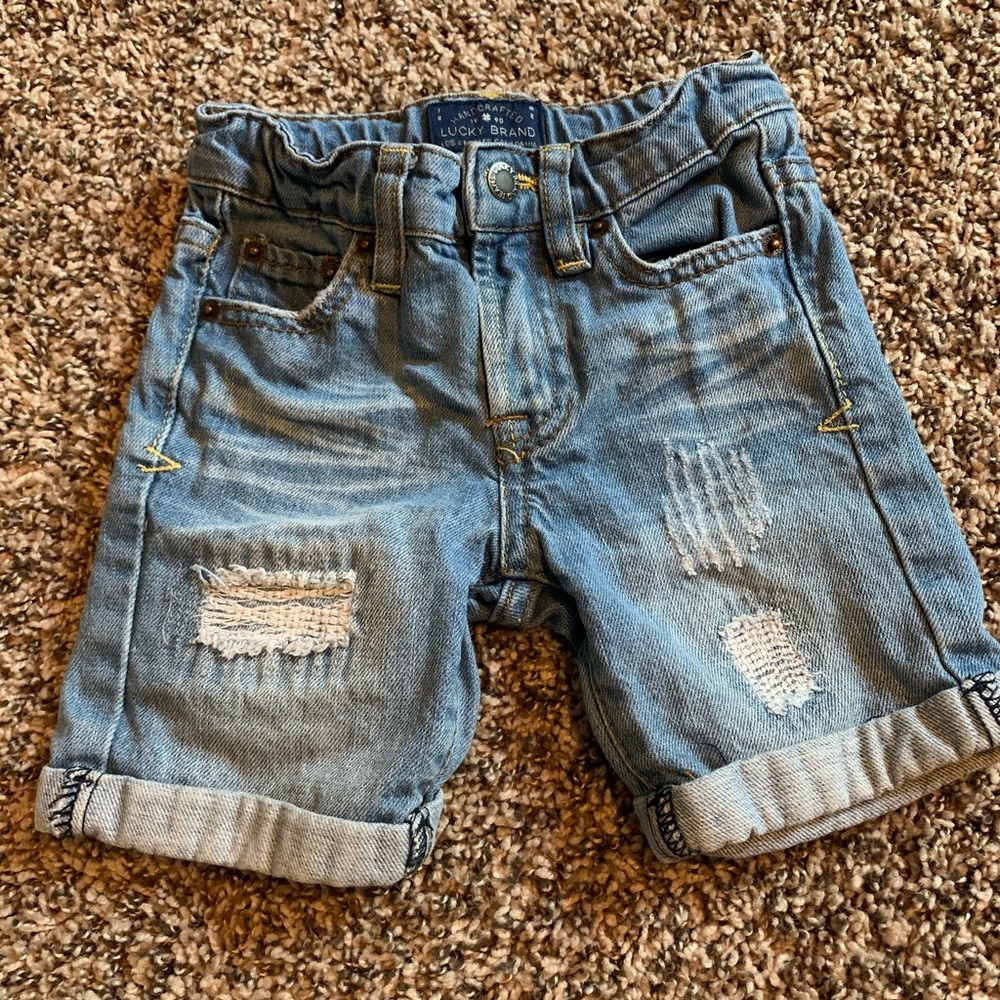 Lucky brand boy jean shorts 2T
